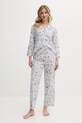 Lauren Ralph Lauren piżama tkanina biały ILN92429