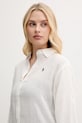Polo Ralph Lauren koszula plażowa z domieszką lnu beżowy 21564377