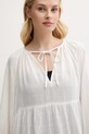 Polo Ralph Lauren sukienka plażowa z domieszką lnu beżowy 21564582