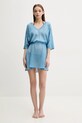 Melissa Odabash cămașă de plajă MO.PETRA albastru SS25