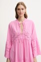 Îmbrăcăminte Melissa Odabash rochie de plajă din bumbac MO.SEBENNA roz