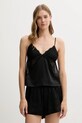 Abercrombie & Fitch maiou de pijama KI146.5043.900 negru SS25