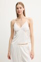 Pyžamový top Abercrombie & Fitch vrchní béžová KI146.5050.111