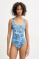 Jednodijelni kupaći kostim Liu Jo natpis plava VA5057.J4860