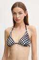 Bikini top Liu Jo ελαφρώς ενισχυμένο μαύρο VA5115.J6448