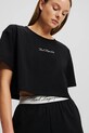 Îmbrăcăminte Karl Lagerfeld pijamale de bumbac A2W45005 negru