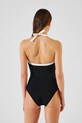 Karl Lagerfeld costum de baie dintr-o bucată A2W46022 negru SS25
