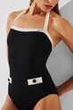 Îmbrăcăminte Karl Lagerfeld costum de baie dintr-o bucată A2W46022 negru