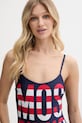 Odzież Moschino Underwear jednoczęściowy strój kąpielowy 4905.4902 granatowy