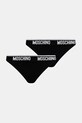 Трусы Moschino Underwear 2 шт трикотаж чёрный 1390.4406