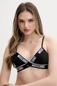 Podprsenka Moschino Underwear bez kostíc čierna 1490.4406
