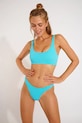Plavková podprsenka Banana Moon Scrunchy vrchný tyrkysová JUSTIN.SCRUNCHY
