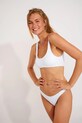 Купальные трусы Banana Moon Scrunchy низ белый NAIDA.SCRUNCHY