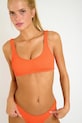 Plavková podprsenka Banana Moon Popcorn oranžová JUSTIN.POPCORN