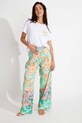 Banana Moon pantaloni de plajă Tchac MIMI.TCHAC turcoaz SS25