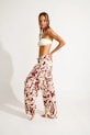 Plážové nohavice Banana Moon Sarong burgundské OKEAH.SARONG