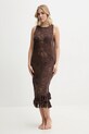 OAS rochie de plajă 4511.03 maro SS25