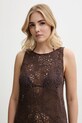 OAS rochie de plajă maro 4511.03