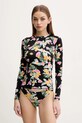 Banana Moon longsleeve de baie Print negru OOHLA.PRINT