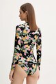 Îmbrăcăminte Banana Moon longsleeve de baie Print OOHLA.PRINT negru