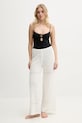 Hollister Co. pantaloni de plaja KI311.5099.100 bej SS25