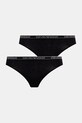 Стринги Emporio Armani Underwear 2-pack дрібний узор чорний EW000402.AF10889