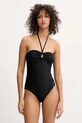 Gant costum de baie dintr-o bucată cu balene negru 920004000