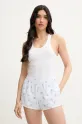Hollister Co. szorty piżamowe bawełniane KI346.5023.204 niebieski SS25