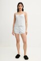 Късо долнище на пижама Hollister Co. KI346.5035.109 бежов SS25