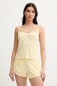 Hollister Co. szorty piżamowe KI346.5036.800 żółty SS25