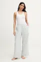 Hollister Co. spodnie piżamowe bawełniane KI346.5061.304 zielony SS25