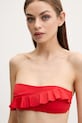 Bikini top women'secret με μεταλλικές μπανέλες κόκκινο 6489783