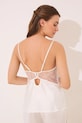 women'secret set de set de pijama din 3 piese 2549785 alb
