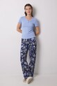 Bavlněné pyžamo women'secret sada modrá 3599151