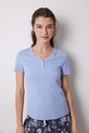 Bavlněné pyžamo women'secret 3599151 modrá SS25