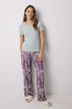women'secret tricou de pijama din bumbac verde 3279682