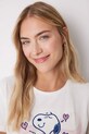 Îmbrăcăminte women'secret pijamale de bumbac SNOOPY 3139853 bej