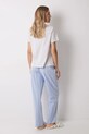 women'secret piżama bawełniana SMILEY szary 3139849