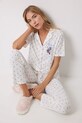 women'secret pijamale de bumbac SNOOPY 3139850 alb