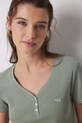 Одежда Хлопковая пижама women'secret 3599152 зелёный