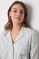 Одежда Хлопковая пижама women'secret 3599161 зелёный