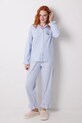 Бавовняна піжама women'secret SNOOPY дрібний узор блакитний 3139837