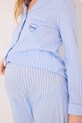 Odzież women'secret piżama bawełniana 4469711 niebieski