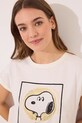 Îmbrăcăminte women'secret pijamale de bumbac 3139874 bej