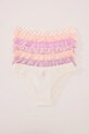 women'secret chiloți 7-pack 4939007 violet SS25