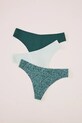 women'secret stringi 3-pack 4939010 turkusowy SS25