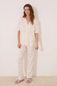 women'secret pijamale de bumbac set bej 3599171