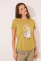 women'secret pijamale de bumbac 3139863 verde SS25