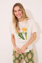 women'secret tricou de pijama din bumbac munte alb 3279694