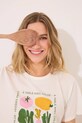 women'secret tricou de pijama din bumbac 3279694 alb SS25